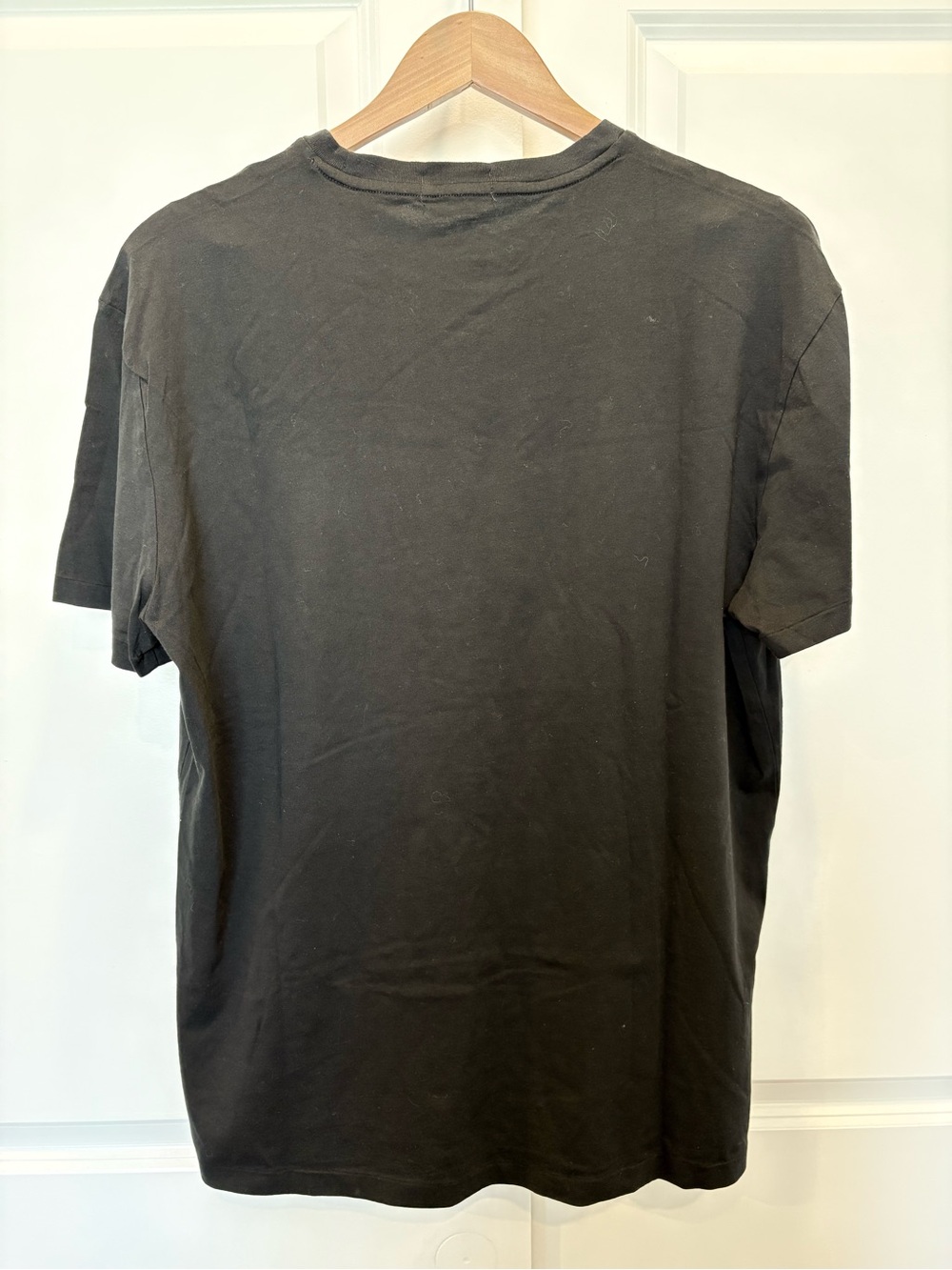 Ralph Lauren Pink Pony Classic Fit Black Cotton Tee - Picture 3 of 4